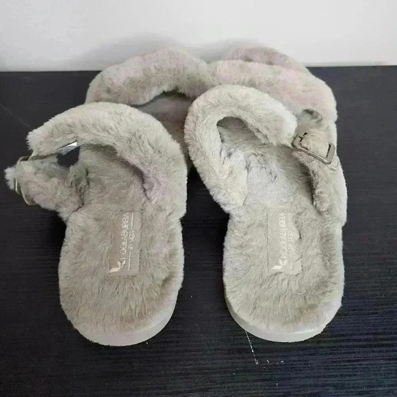 Koolaburra UGG Buckle Slide Sandals Furr-ah Amphora Size 9 UGGS Slippers - Picture 4 of 6